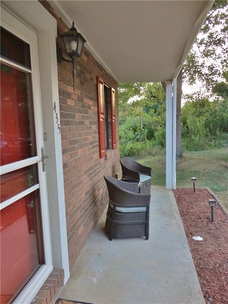 Front Porch. Great for relaxing or entertaining.  