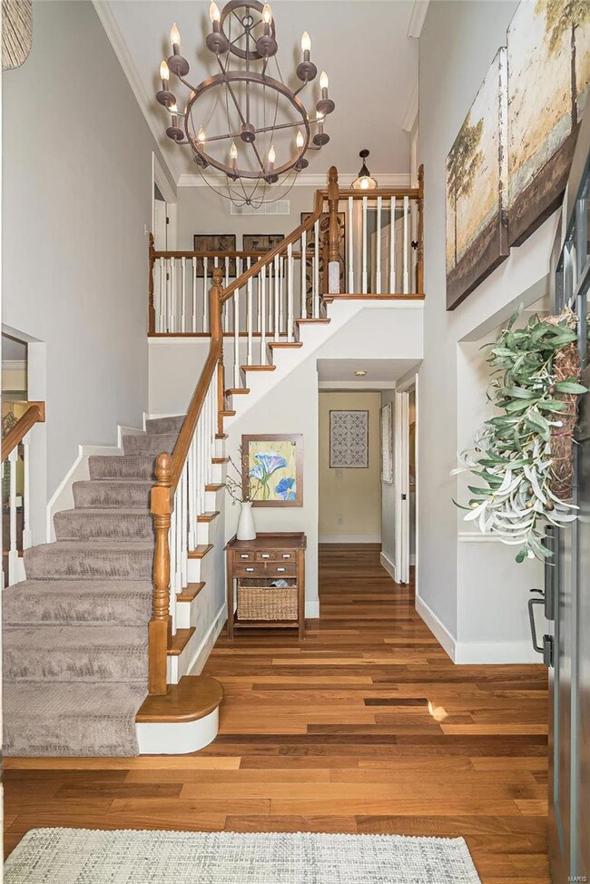 What a beautiful 2 Story Entry Foyer with gorgeous