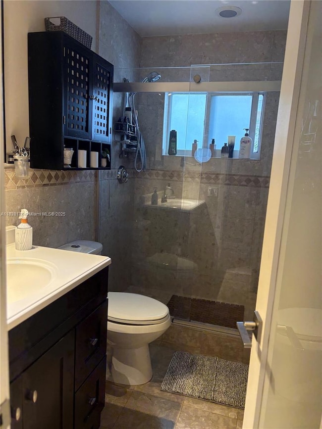 Newly renovated, glass shower