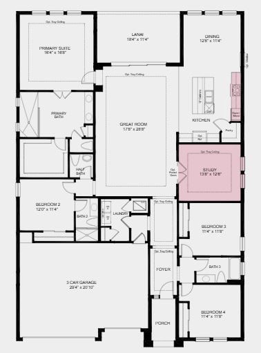 Structural options added Include: gourmet kitchen,