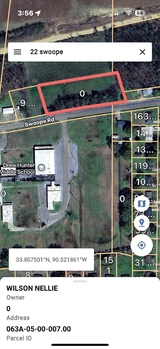 Map location