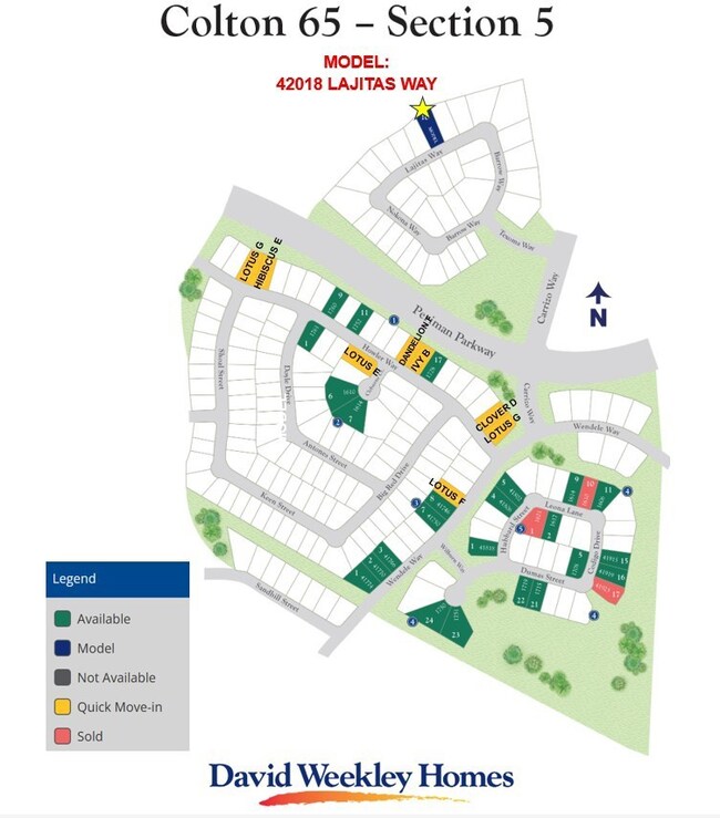 Colton is a NEW Master planned community 1/4 Mi So