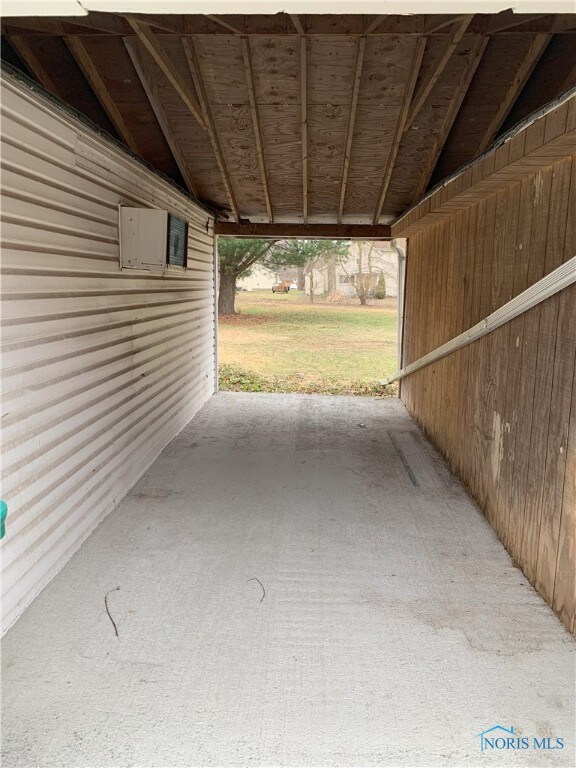 Covered Breezeway between garages