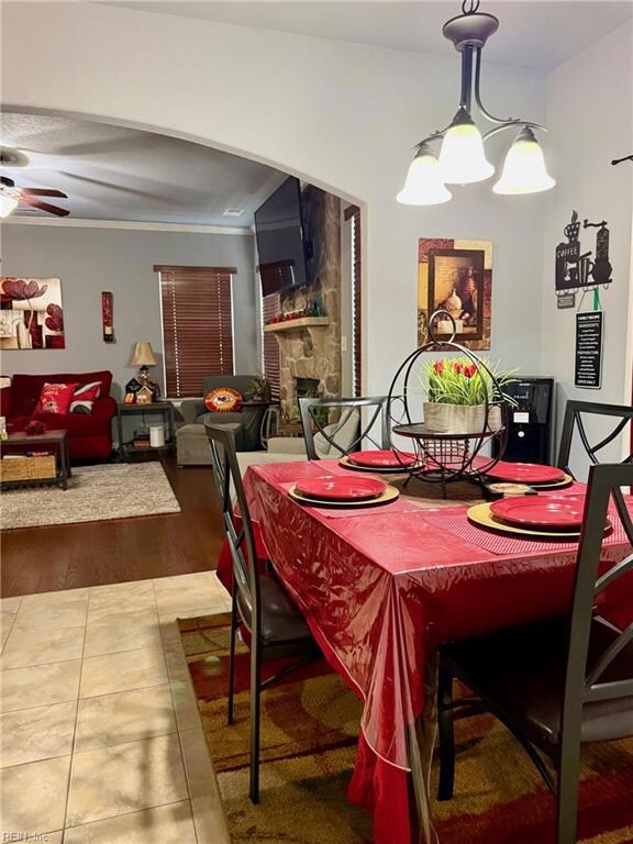 dining and living room view