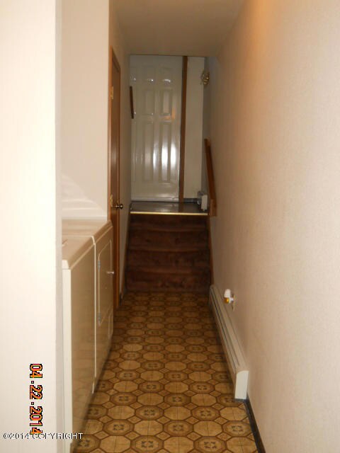 Downstairs hall to bonus room & laundry