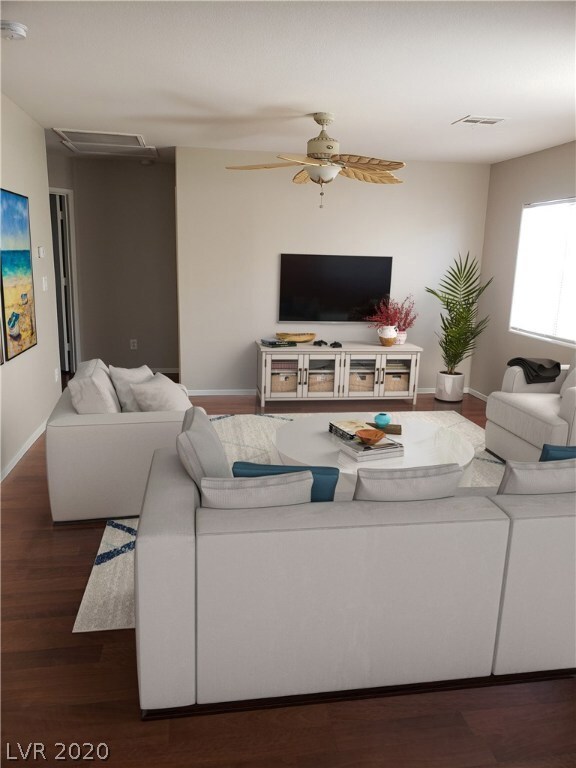 Spacious great room with open floor plan