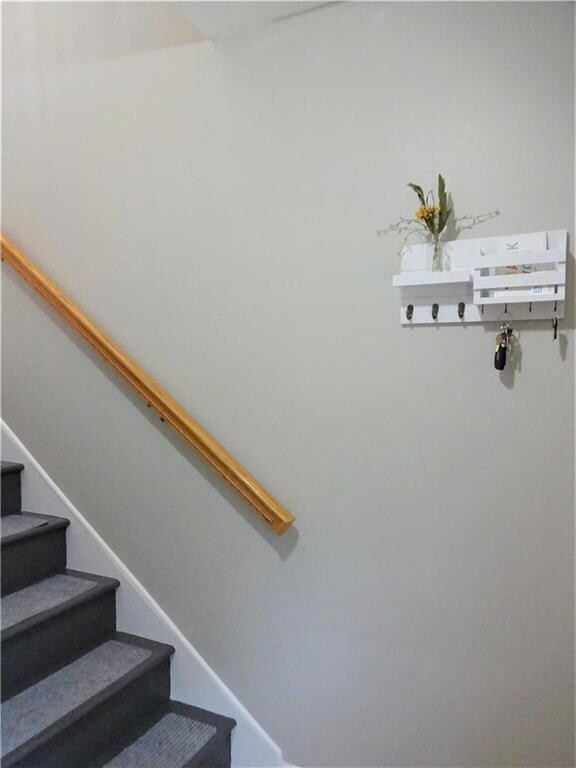 Stairs to main living area
