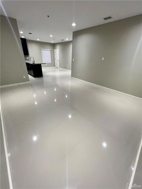 large living room space