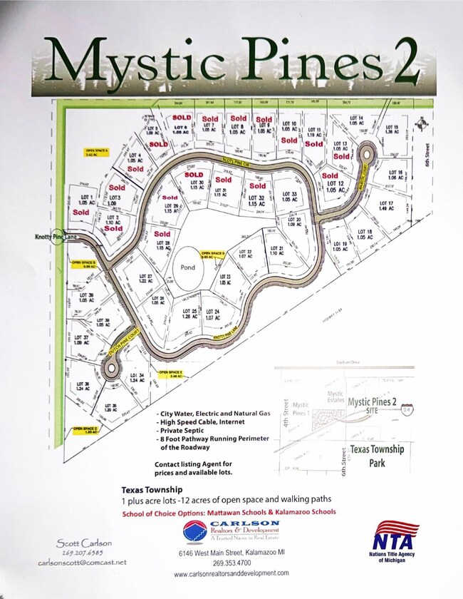 Mystic Pines Lots List