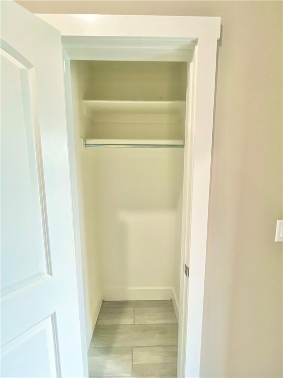 coat closet in the entryway
