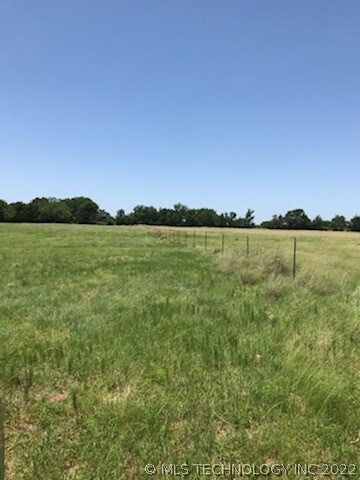 View from the east going toward acreage for sale