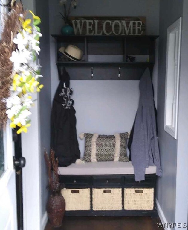 COAT AREA AT FRONT FOYER