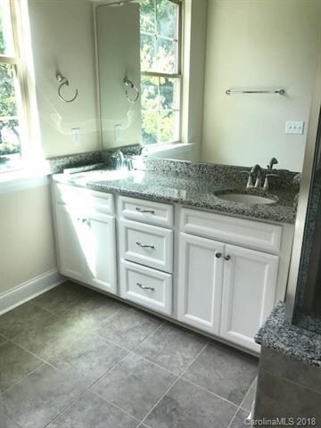 Dual vanity in master bathroom