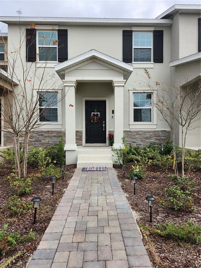 facade of the townhome