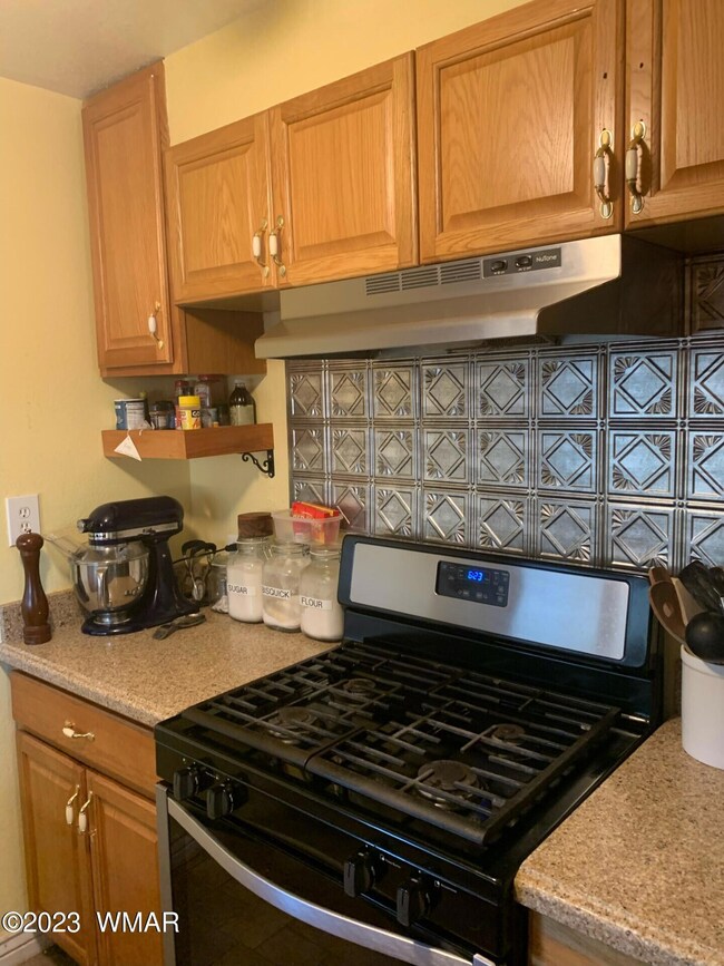 Kitchen stove view