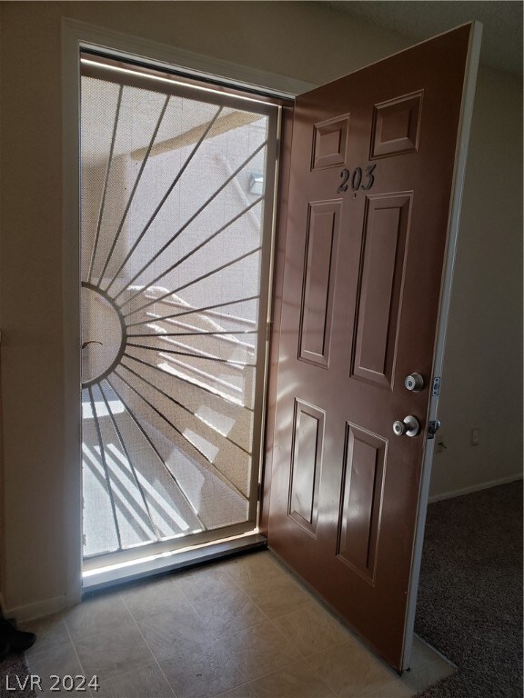 Condo has a pretty security door. It is nice to be