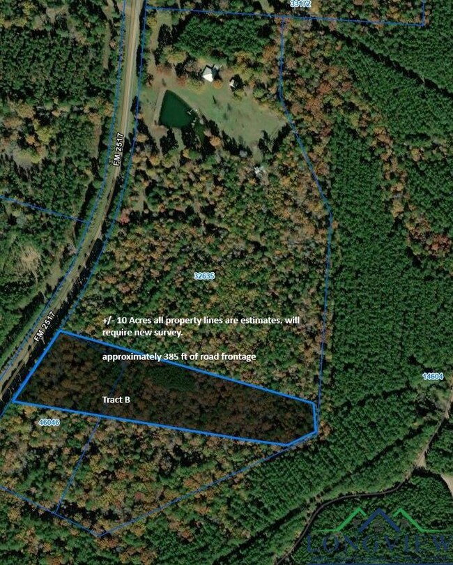 Map / location featuring property boundaries highlighted