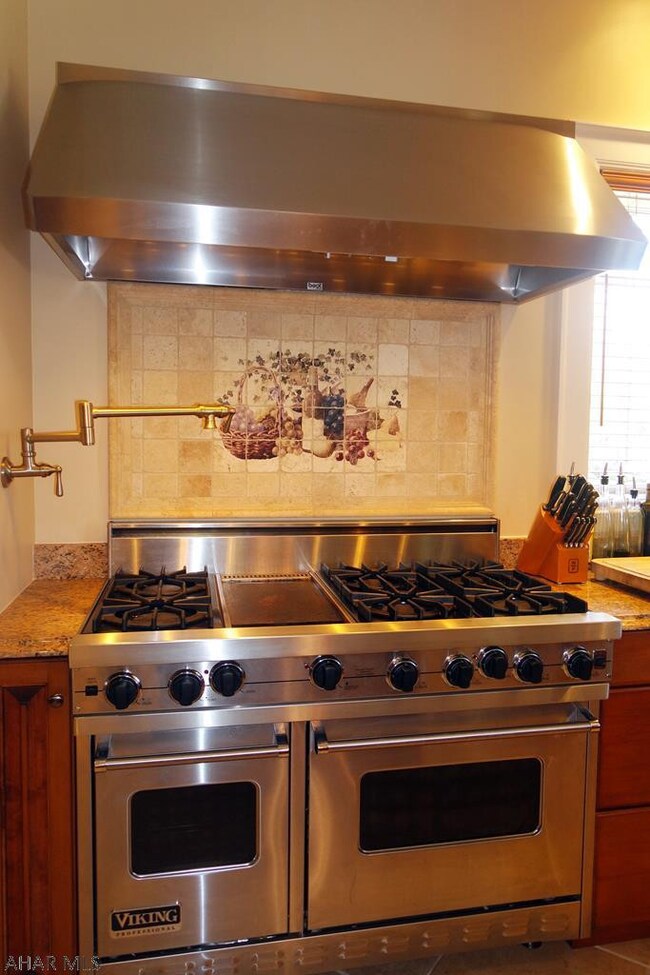 Viking range with pot filler faucet