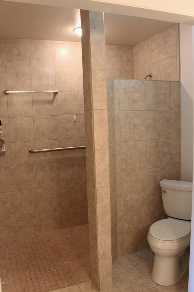 Roll-in shower
