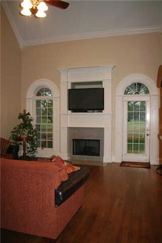 Gas fireplace in Living Room