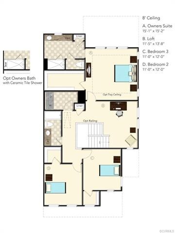 Second Floor Layout