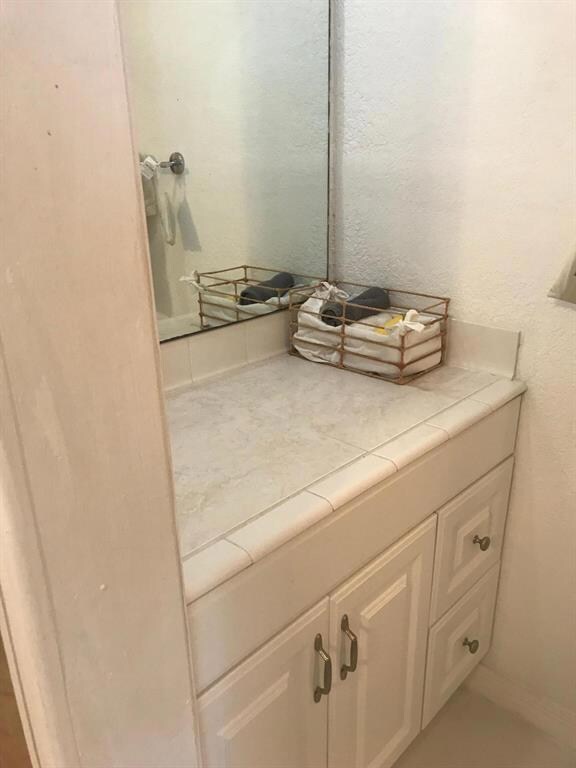 Downstairs shower area