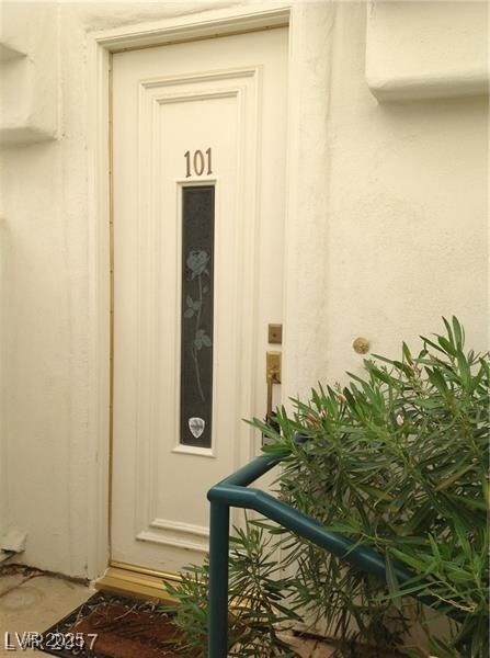 Entrance to property
