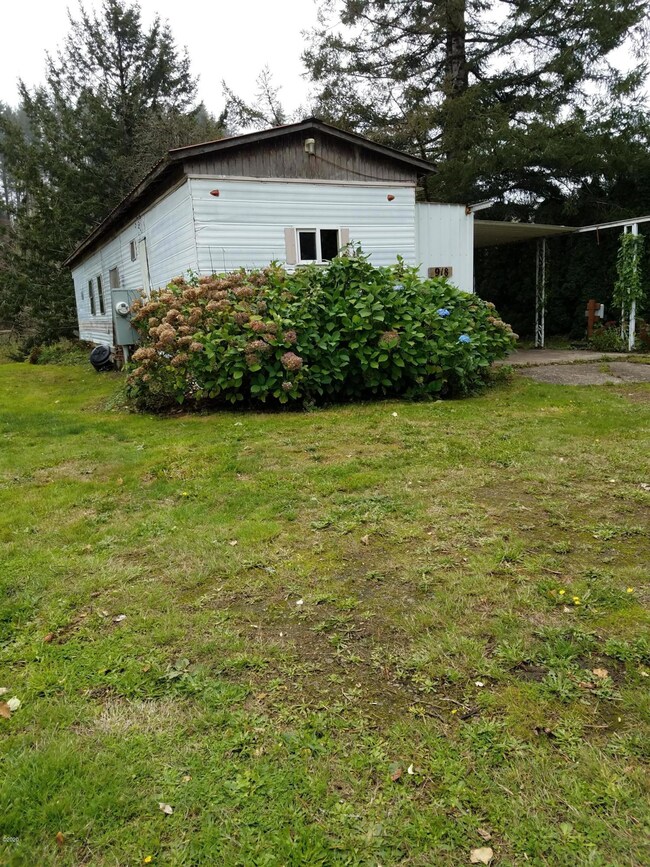 front + carport