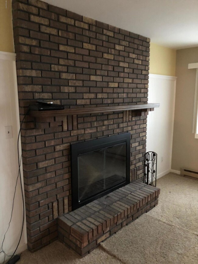Brick Fireplace