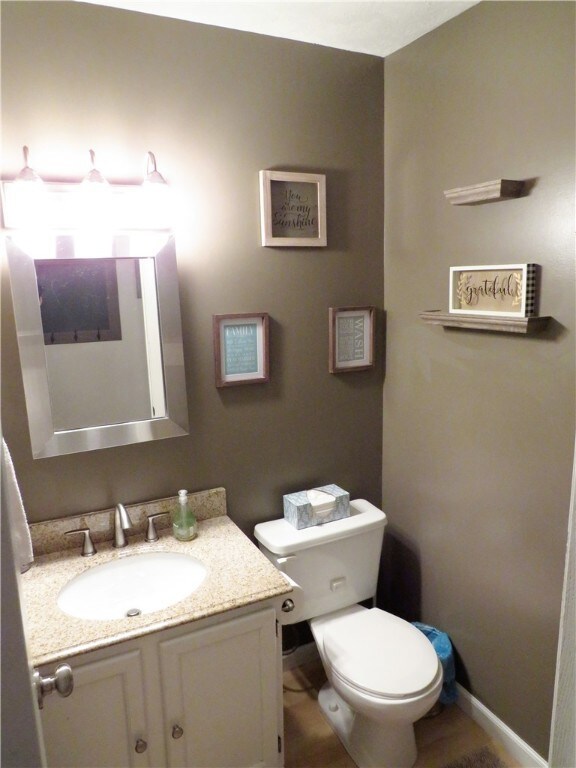 Main floor half bath