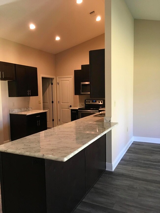 Open Kitchen with Granite