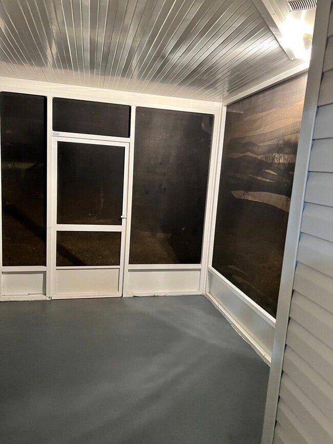 Screened patio