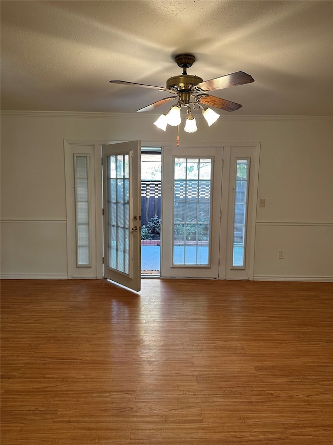 Door leading to patio area from living room