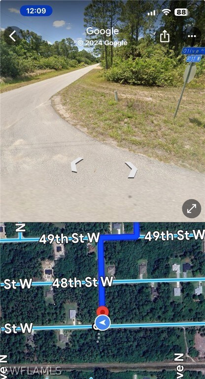 Map location