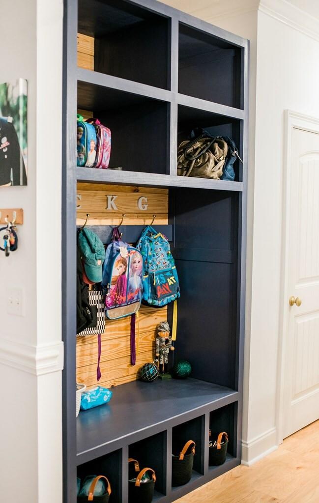 Custom Hall Tree with Storage