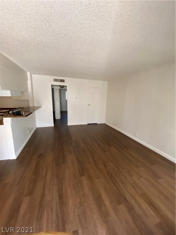 Living Room with coat closet