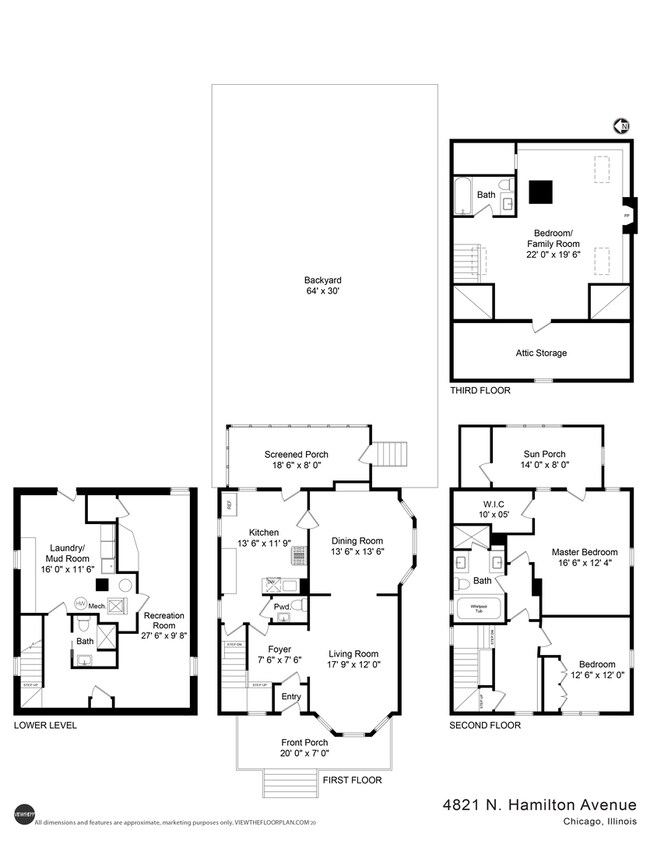 4821 N Hamilton Ave, Chicago, IL 60625 - photo 5