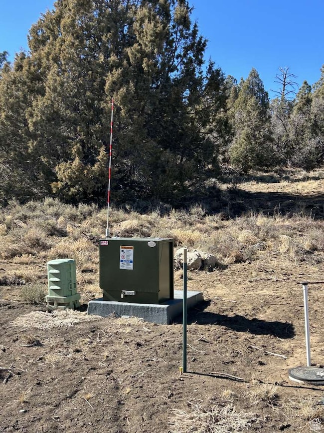 Exterior view of a pad mount transformer