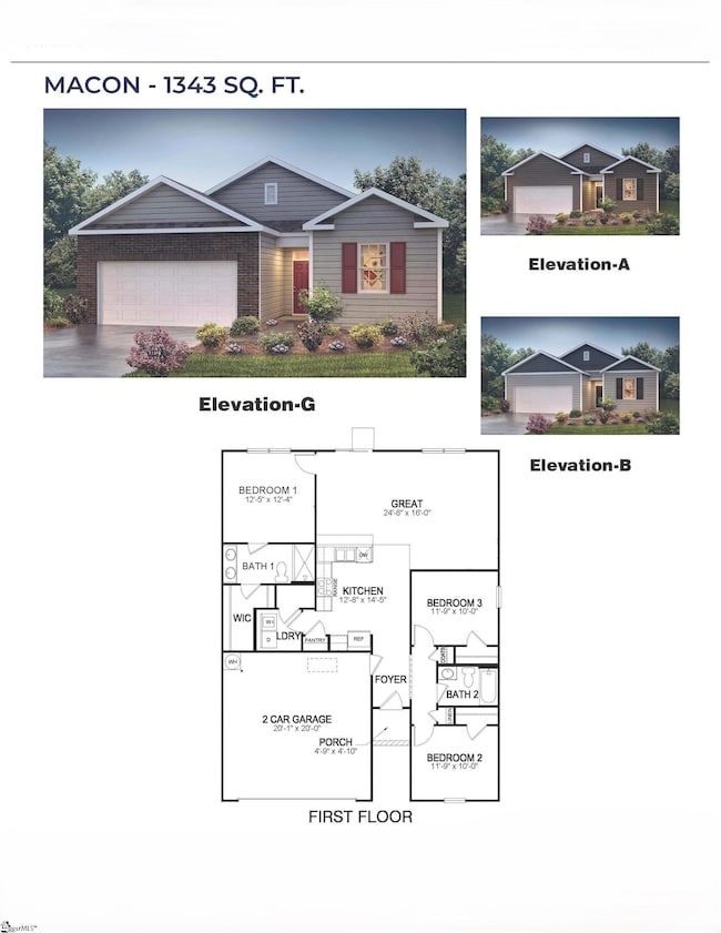 1021 Gagmon Dr, Wellford, SC 29385 - photo 2