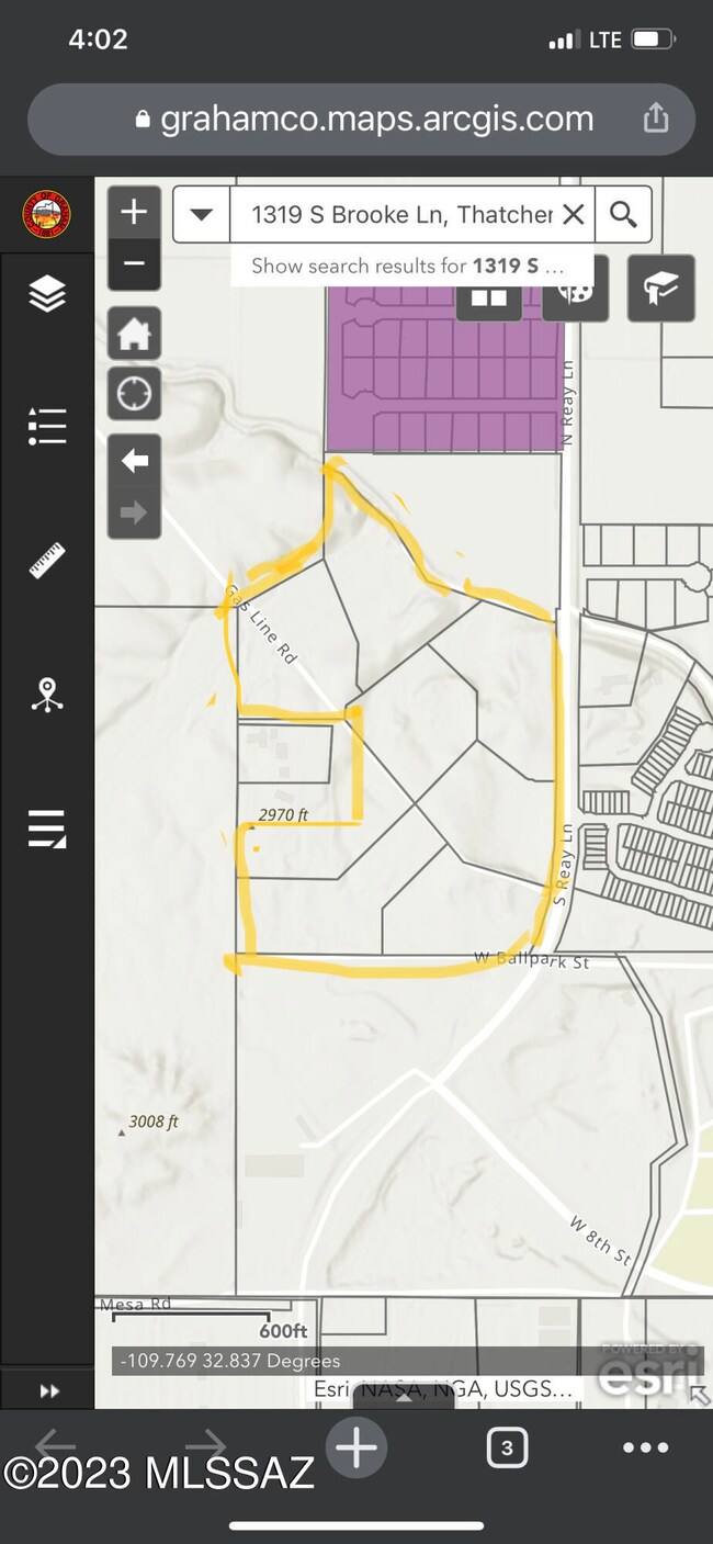 Assessor Map of Parcels