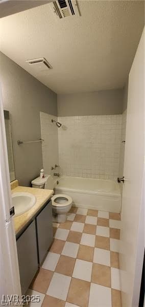 Full bathroom featuring vanity, shower / washtub c
