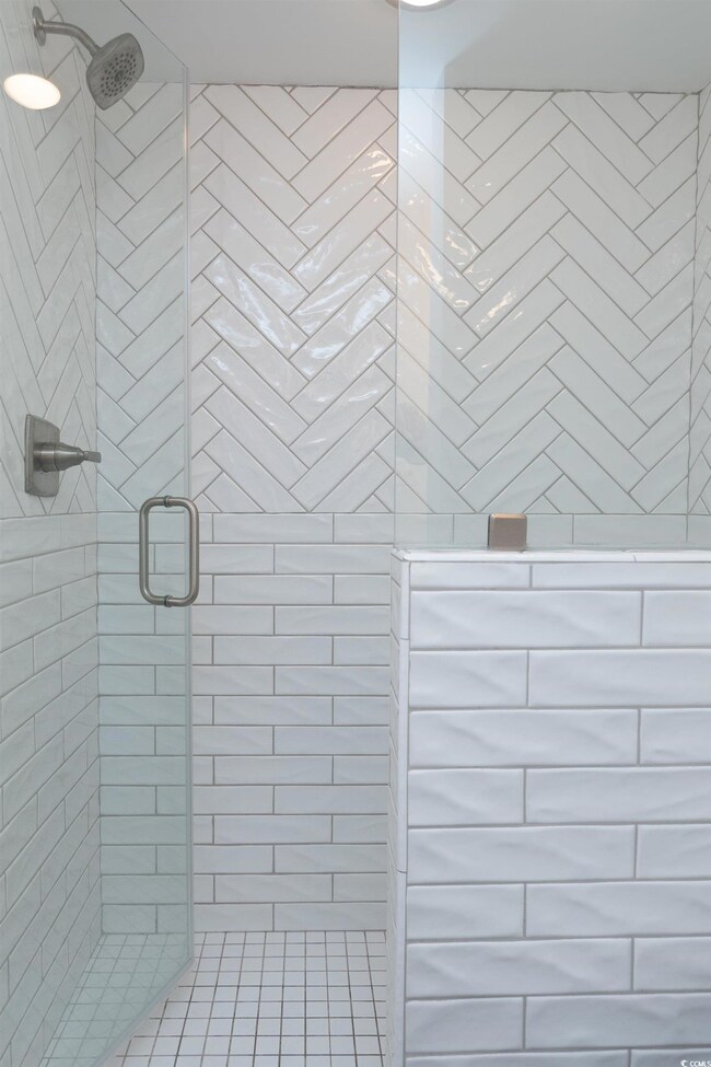 Bathroom with walk in shower