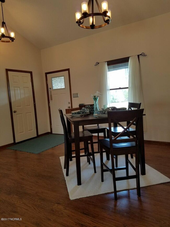 Dining Area w/new light Fixture