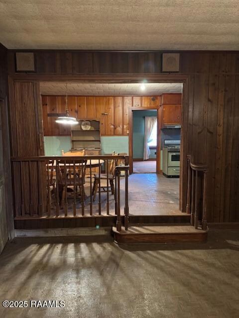 Step up to kitchen