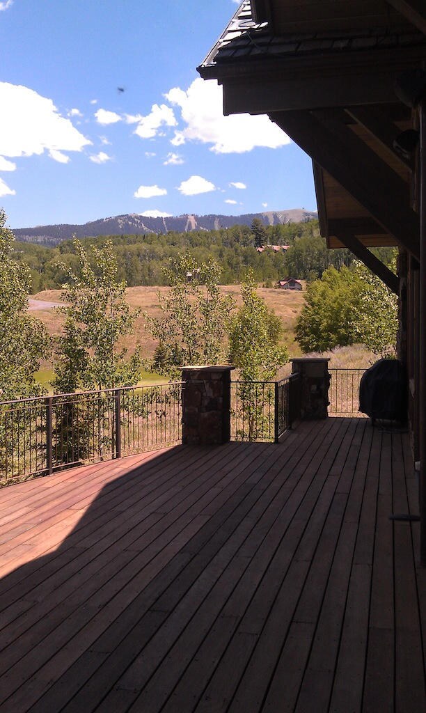 View to the East from Deck