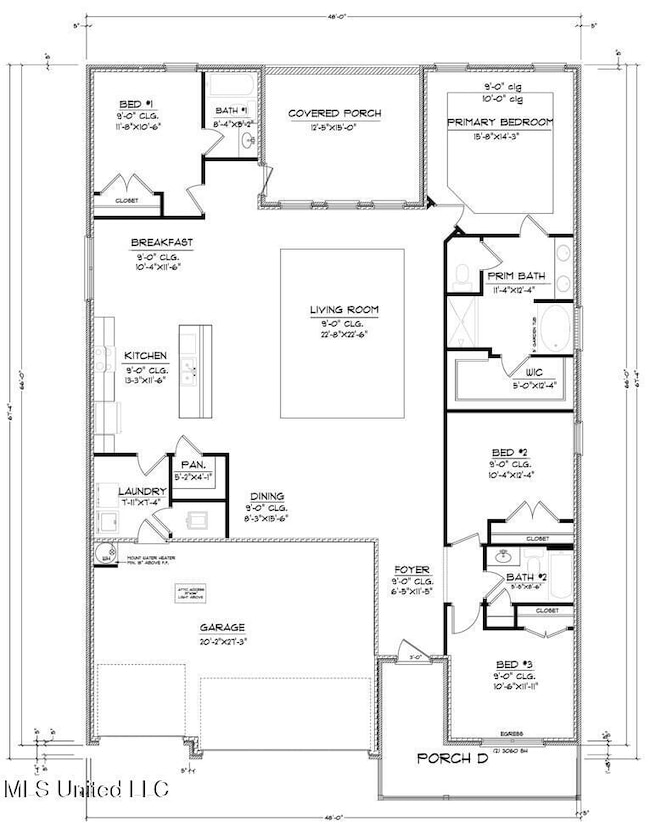 Destin D floorplan
