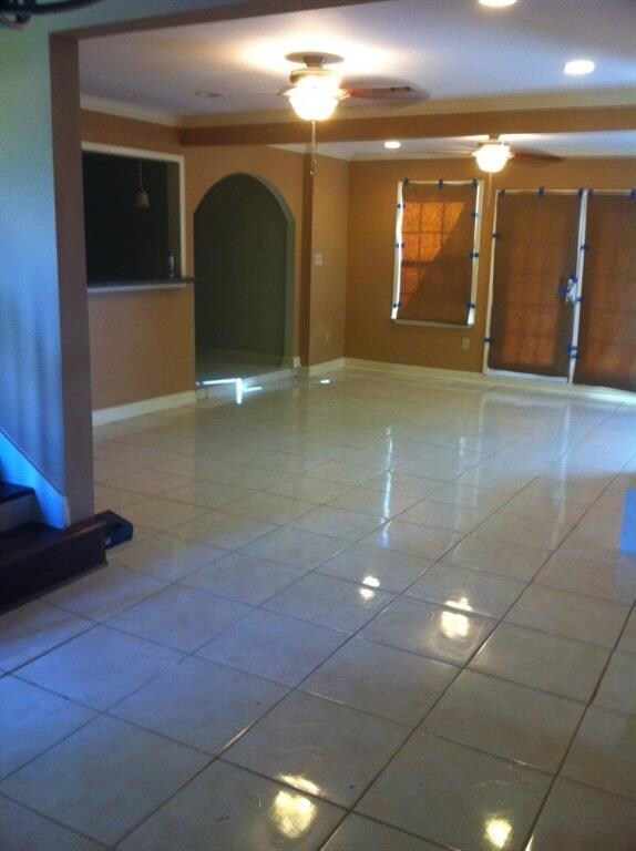 Den area, looking from Dining room.