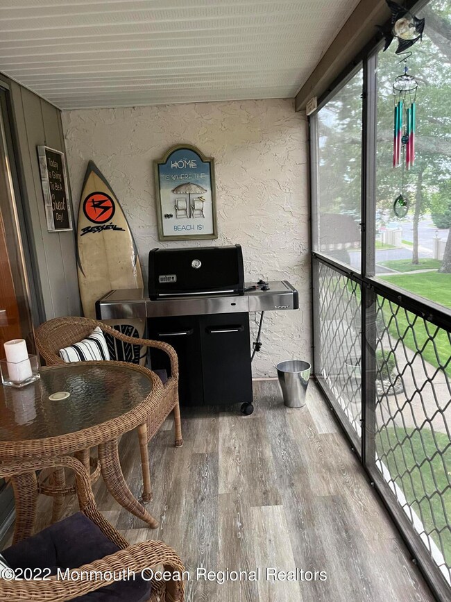 Front Screened in porch with BBQ gas con