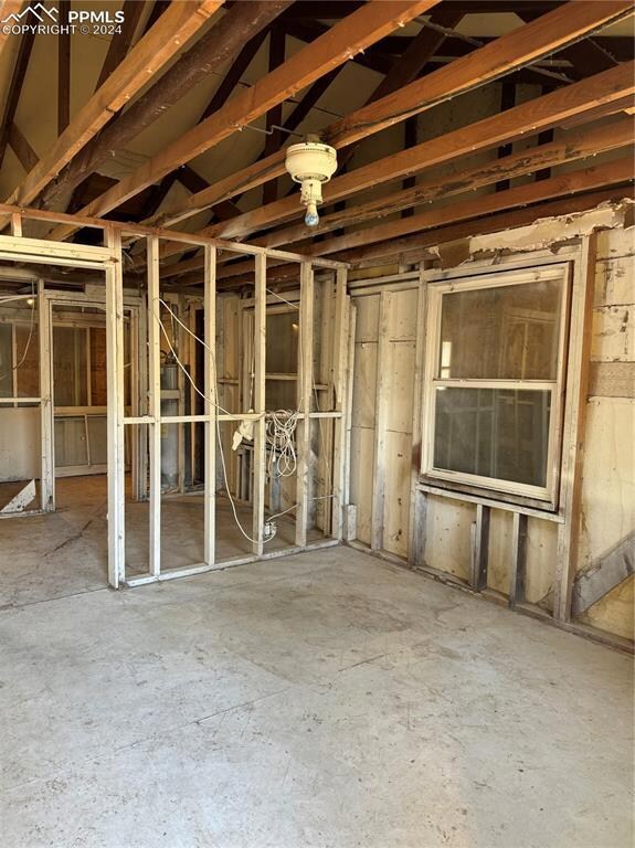Misc room with concrete flooring