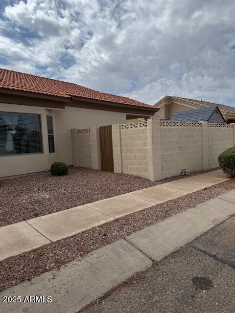 Side of Property